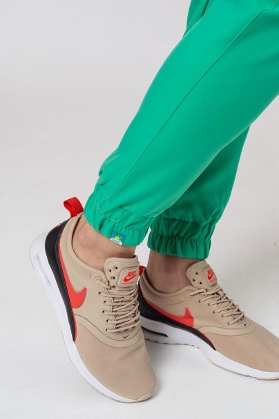 Spodnie medyczne damskie Sunrise Uniforms Premium Chill jogger jasnozielone-5