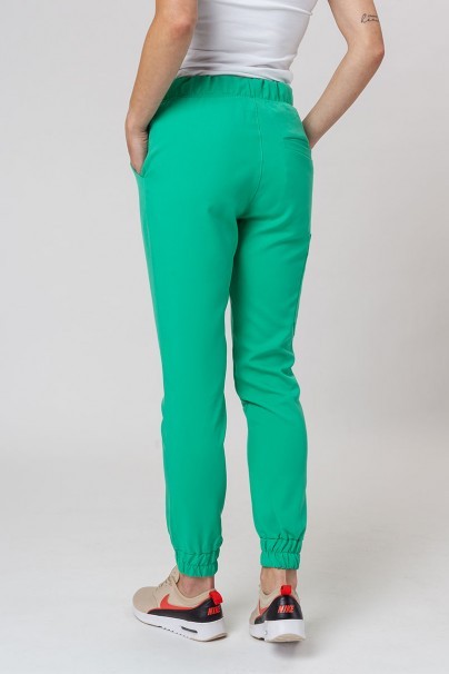 Spodnie medyczne damskie Sunrise Uniforms Premium Chill jogger jasnozielone-2