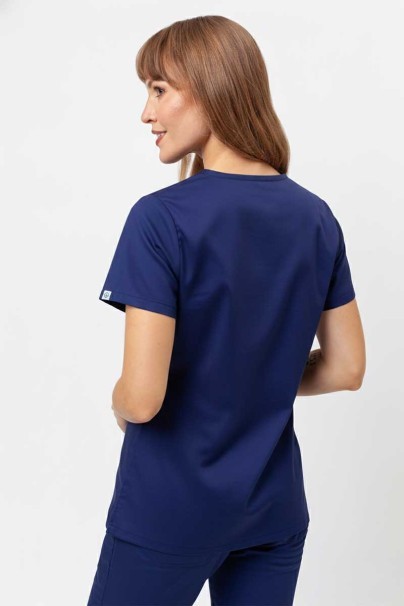 Bluza medyczna damska Uniforms World Alyssa ciemny granat-2