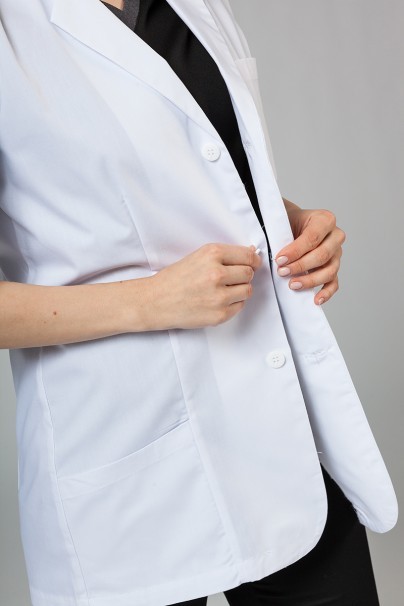 Fartuch medyczny Adar Uniforms Consultation (krótki rękaw) biały-4