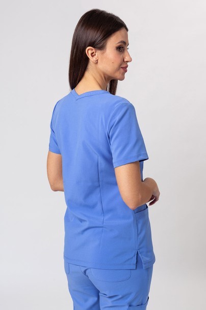 Bluza medyczna damska Maevn Momentum Double V-neck klasyczny błękit-1