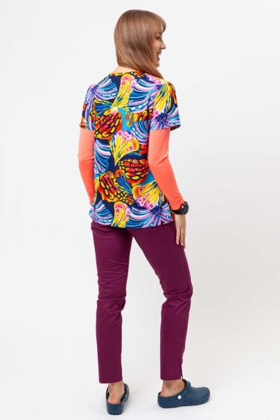 Bluza medyczna damska Cherokee Prints V-neck Winging It-5