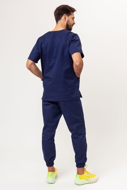 Bluza medyczna męska Sunrise Uniforms Basic Standard FRESH ciemny granat-6