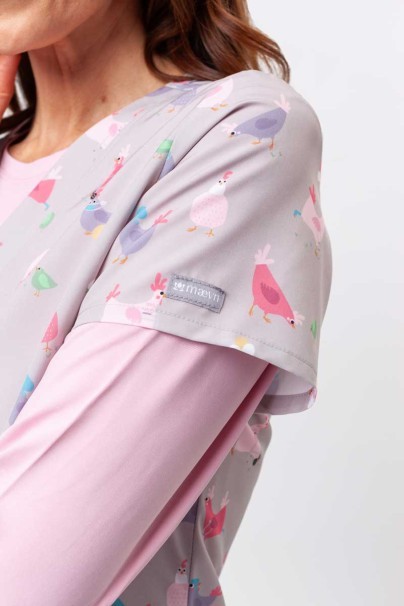 Kolorowa bluza damska Maevn Prints Hot Chicks-4