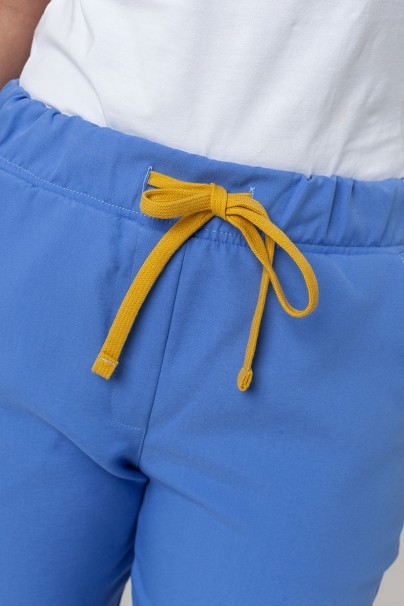 Spodnie medyczne damskie Sunrise Uniforms Premium Chill jogger niebieskie-2