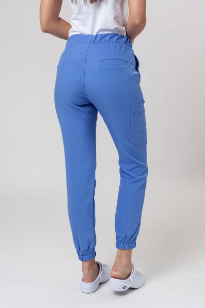 Spodnie medyczne damskie Sunrise Uniforms Premium Chill jogger niebieskie-2