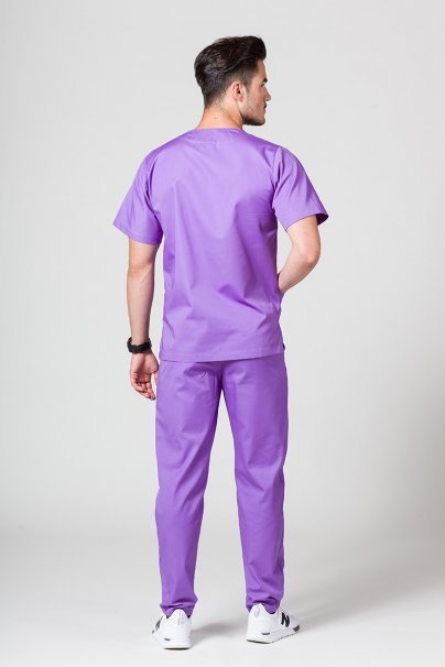 Komplet medyczny męski Sunrise Uniforms Basic Classic (bluza Standard, spodnie Regular) fioletowy-2