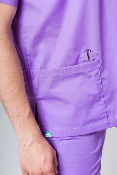Komplet medyczny męski Sunrise Uniforms fioletowy (z bluzą uniwersalną)-5