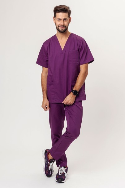 Bluza medyczna męska Sunrise Uniforms Basic Standard FRESH śliwkowy-7
