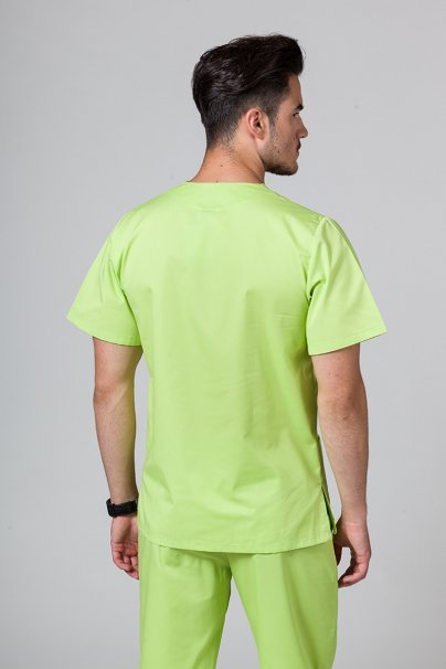 Komplet medyczny męski Sunrise Uniforms limonkowy (z bluzą uniwersalną)-3
