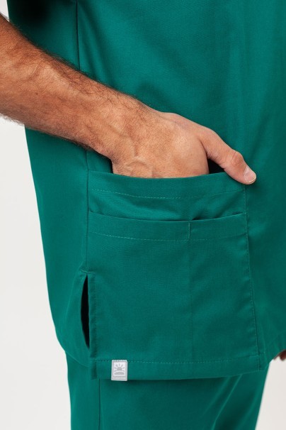 Bluza medyczna męska Sunrise Uniforms Basic Standard FRESH zielona-4