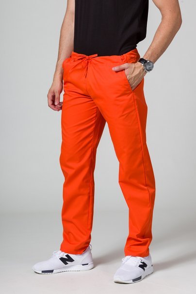 Komplet medyczny męski Sunrise Uniforms pomarańczowy (z bluzą uniwersalną)-6