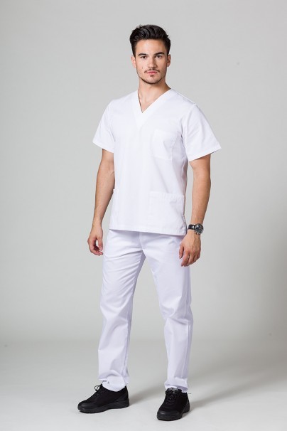 Spodnie medyczne uniwersalne Sunrise Uniforms białe-3