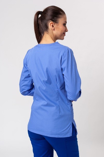 Bluza medyczna damska Maevn Red Panda Warm-up klasyczny błękit-3