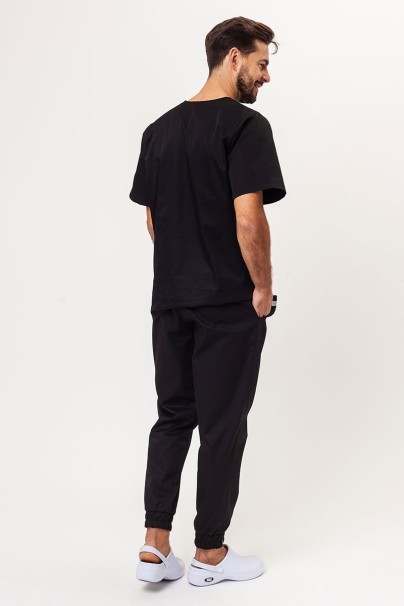 Bluza medyczna męska Sunrise Uniforms Basic Standard FRESH czarna-6