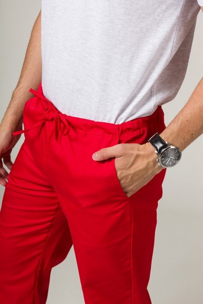 Komplet medyczny męski Sunrise Uniforms Basic Classic (bluza Standard, spodnie Regular) czerwony-8