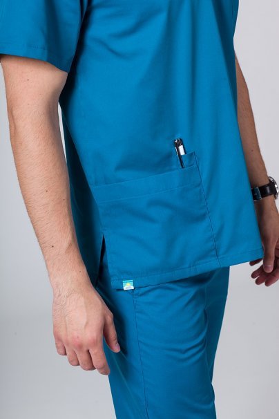 Komplet medyczny męski Sunrise Uniforms karaibski błękit (z bluzą uniwersalną)-4