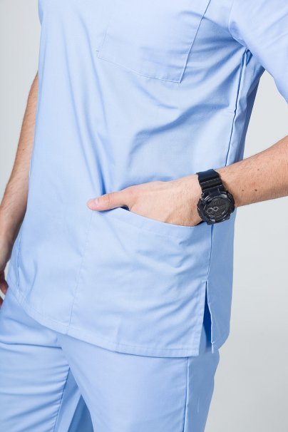 Komplet medyczny męski Sunrise Uniforms niebieski (z bluzą uniwersalną)-4