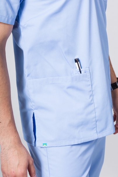 Komplet medyczny męski Sunrise Uniforms niebieski (z bluzą uniwersalną)-5