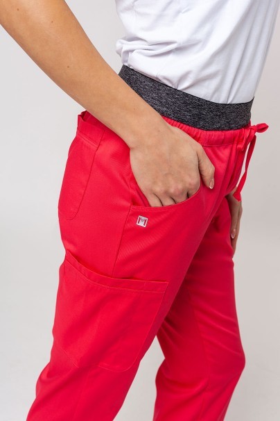 Spodnie medyczne damskie Maevn Matrix Contrast semi-jogger arbuzowe-3