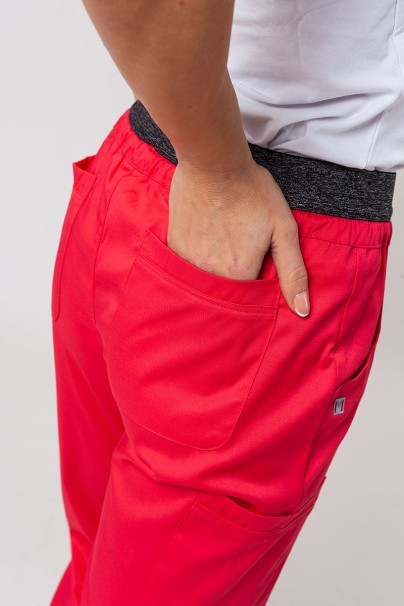 Spodnie medyczne damskie Maevn Matrix Contrast semi-jogger arbuzowe-4