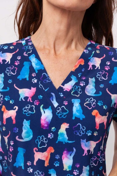 Kolorowa bluza damska Maevn Prints Furr-ever Colorful-3