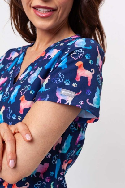 Kolorowa bluza damska Maevn Prints Furr-ever Colorful-4