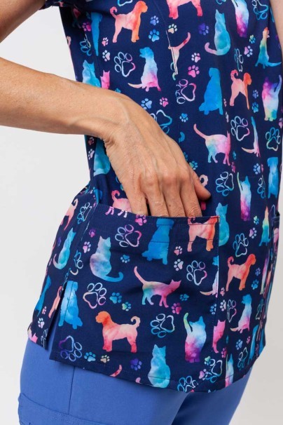 Kolorowa bluza damska Maevn Prints Furr-ever Colorful-5