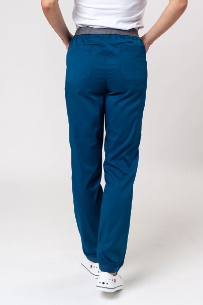 Spodnie medyczne damskie Maevn Matrix Contrast semi-jogger karaibski błękit-2