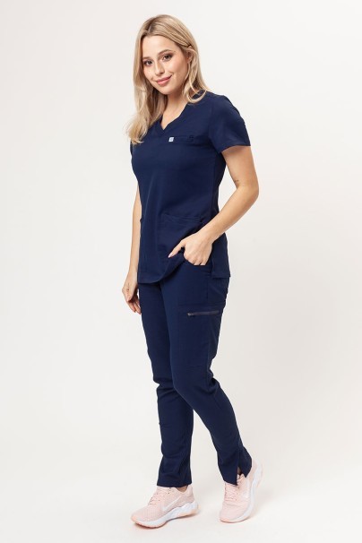 Bluza medyczna damska Uniforms World 109PSX Shelly ciemny granat-5