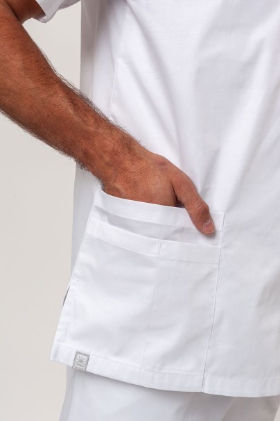 Bluza medyczna męska Sunrise Uniforms Basic Standard FRESH biała-3