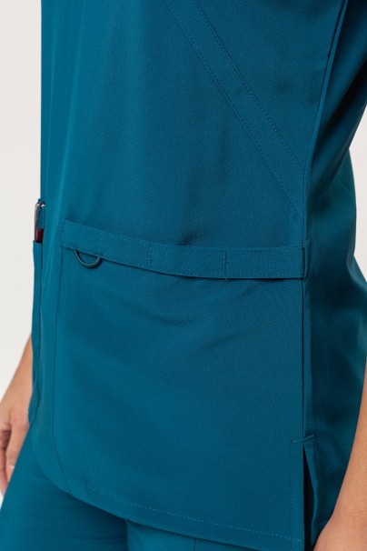 Bluza medyczna damska Dickies EDS Essentials Mock karaibski błękit-4