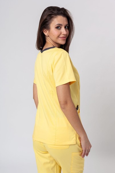 Bluza medyczna damska Maevn Matrix Contrast żółta-1