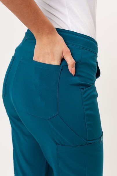 Spodnie medyczne damskie Dickies EDS Essentials Mid Rise karaibski błękit-5