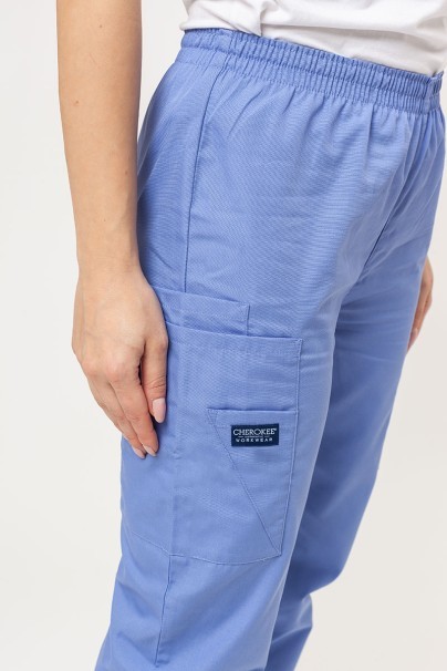 Komplet medyczny damski Cherokee Originals (bluza Mock, spodnie N.Rise) klasyczny błękit-11
