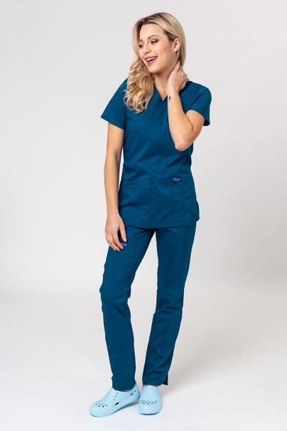Bluza medyczna damska Cherokee Revolution Soft karaibski błękit-6