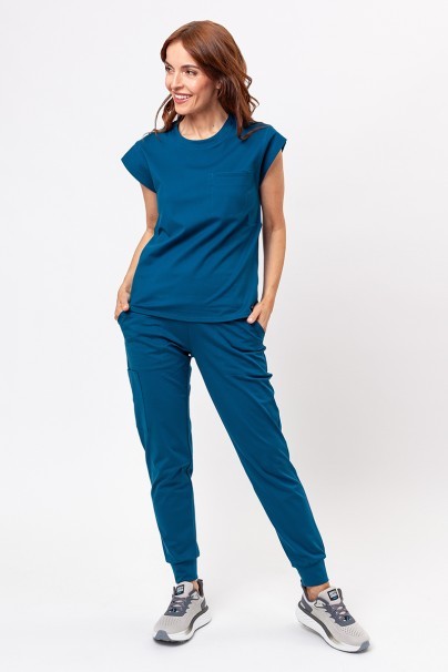 Bluza medyczna damska Cherokee Achieve Crew Neck karaibska-7