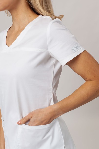 Bluza medyczna damska Cherokee Core Stretch Top biała-3