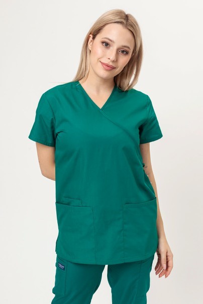 Komplet medyczny damski Cherokee Originals (bluza Mock, spodnie N.Rise) zielony-2