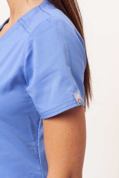 Bluza medyczna damska Cherokee Revolution Tech V-neck klasyczny błękit-5