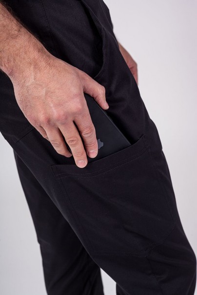 Spodnie medyczne męskie Sunrise Uniforms Active Flow jogger czarne-4