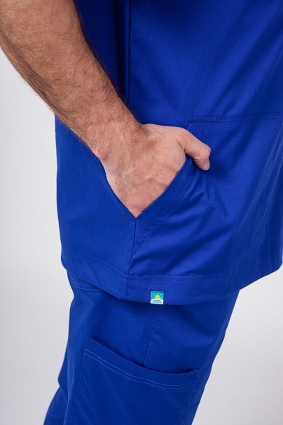 Bluza medyczna męska Sunrise Uniforms Active Flex granatowa-2