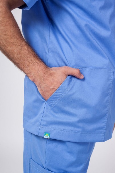 Bluza medyczna męska Sunrise Uniforms Active Flex klasyczny błękit-6