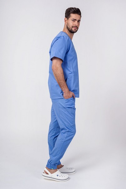 Bluza medyczna męska Sunrise Uniforms Active Flex klasyczny błękit-4
