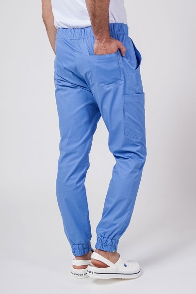 Spodnie medyczne męskie Sunrise Uniforms Active Flow jogger klasyczny błękit-1