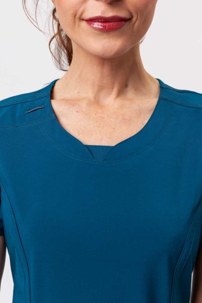 Bluza medyczna damska Cherokee Infinity Round Neck karaibski błękit-3