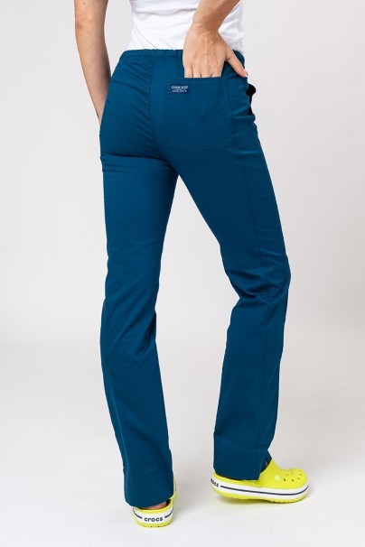 Spodnie medyczne damskie Cherokee Core Stretch Mid Rise karaibski błękit-2