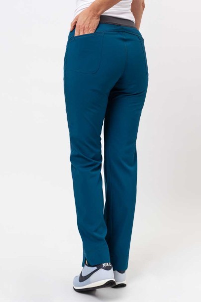 Spodnie medyczne damskie Cherokee Infinity Slim Pull-on karaibski błękit-2