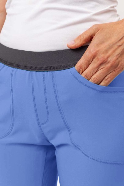 Spodnie medyczne damskie Cherokee Infinity Slim Pull-on klasyczny błękit-2