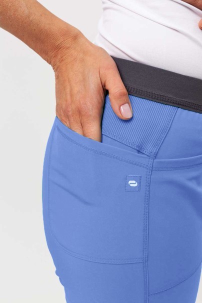 Spodnie medyczne damskie Cherokee Infinity Slim Pull-on klasyczny błękit-3